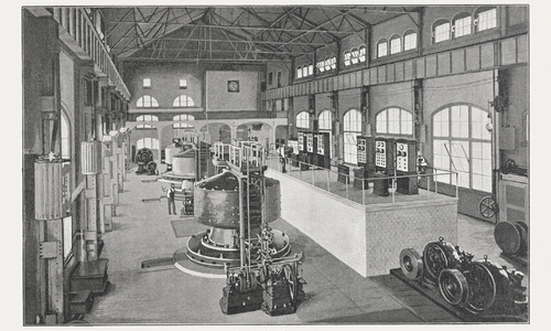Westinghouse Generators Hydroelectric Power Station